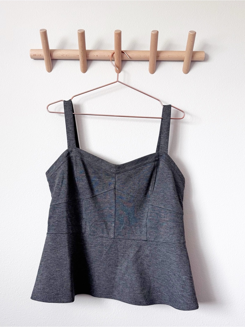 CAbi Charcoal Gray Over the Moon Sweetheart Tank Top - Picture 2 of 10